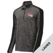 LST397 - P124E001 - EMB - Ladies 1/4 Zip Pullover