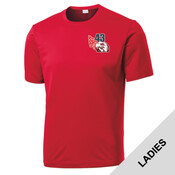 LST350 - P124E001 - EMB - Ladies Wicking T-Shirt
